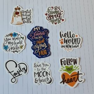 Colorful Inspirational Sticker Set
